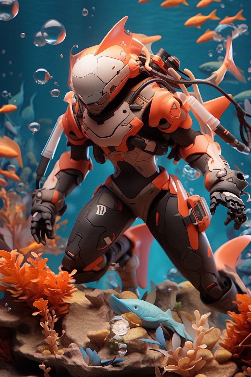 What’s more fun than your average #ActionFigure? Aquatic #ACTIONFIGURES!