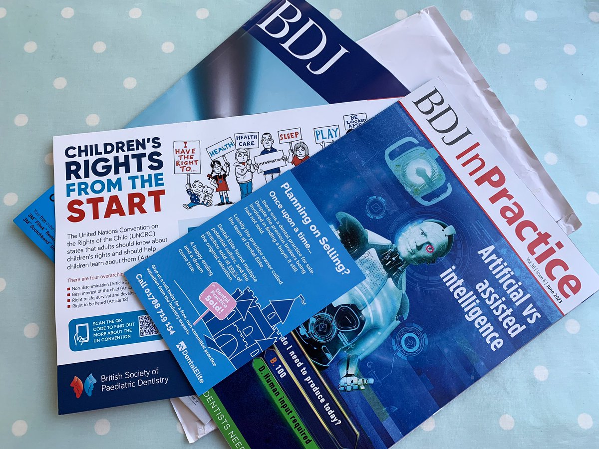 When a plan comes together.

In today’s post, neatly tucked between BDJ InPractice and the BDJ. Raising awareness of #childrensrights,
@bspduk’s factsheet #RightsFromTheStart 

bspd.co.uk/Rights-from-th…
1/n