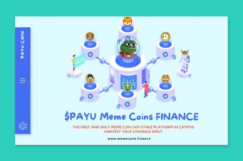 I discovered a new meme coin and it's doing really well <a href="/payu_coin/">PAYU</a>
The first decentralized meme coin certified by Certik Audit💯Listed on 5 exchanges in 28 days No Tax Fee 0 tomorrow staking platforms are opening💰
You can buy it from the Mexc Exchange
mexc.com/exchange/PAYU_…