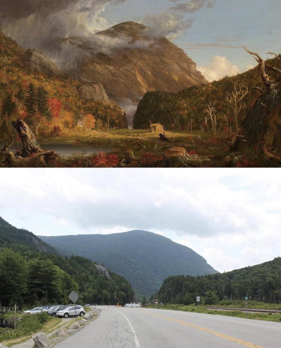 Crawford Notch in New Hampshire: A Comparison of Thomas Cole's 1839 Painting and a 2018 Photo

Crawford Notch, located in New Hampshire, has been the subject of artistic representation throughout history. This article compares Thomas Cole's 1839 painting titled 'A View of the…