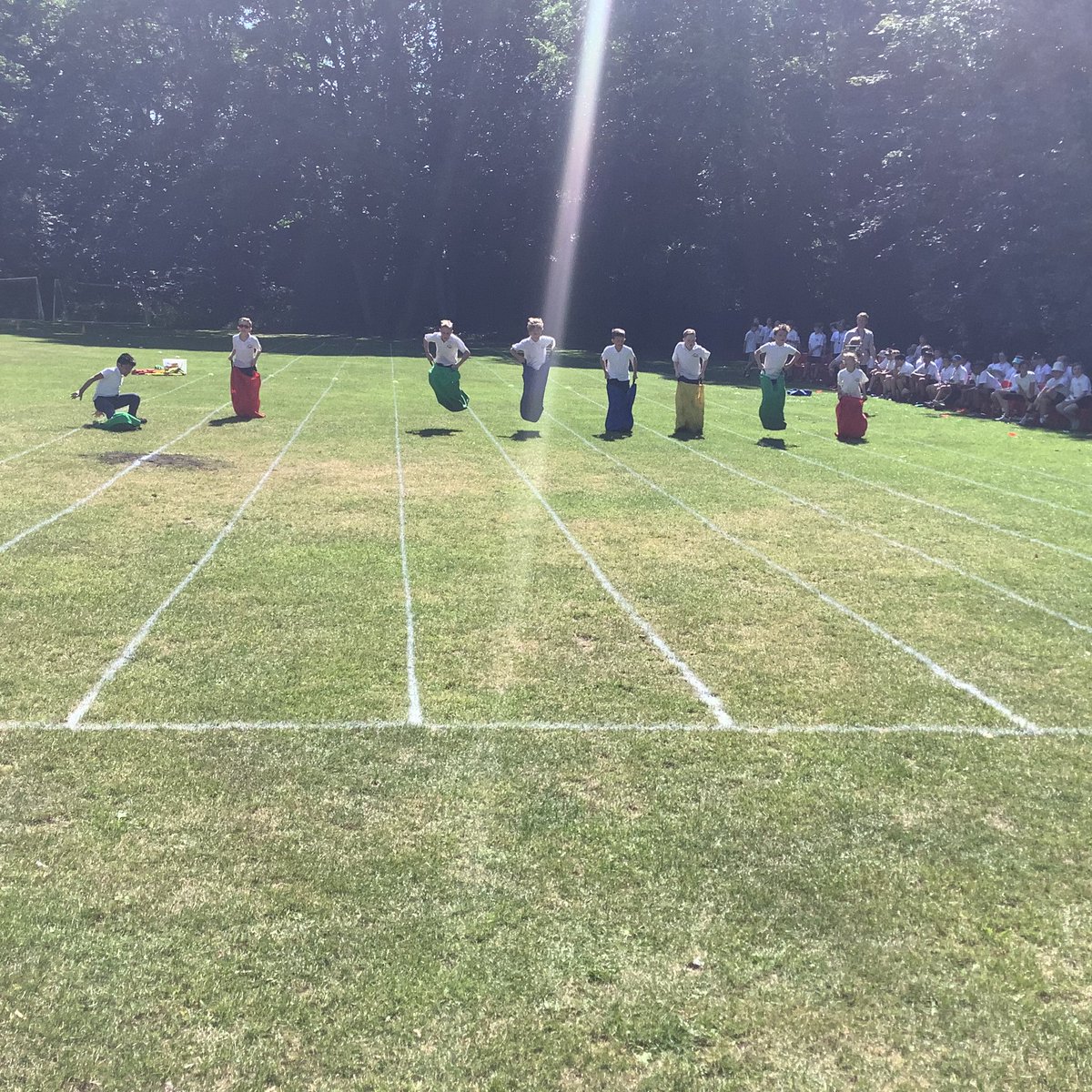 TyntesfieldPB's tweet photo. Sack race in action! https://t.co/miGUjSRHTw