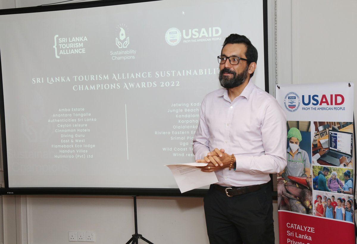 Congratulations to @sltourismallc Sustainability Champions! The program, supported by USAID CATALYZE Private Sector Development, fosters a sustainable future for tourism. Together, let's build a resilient industry. #SustainabilityChampions #SustainableTourism