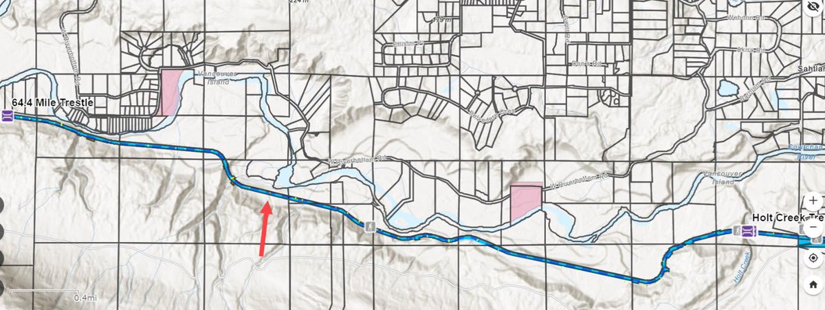 REMINDER: Drainage work underway on Cowichan Valley Trail, about 5.5 to 6 km west of Glenora Park Trailhead, requires closure of trail at that location, on Tuesday, June 13 and Wednesday, June 14. ⛔ Use caution, obey signage when in area.⚠️ #Cowichan #BCHwy18