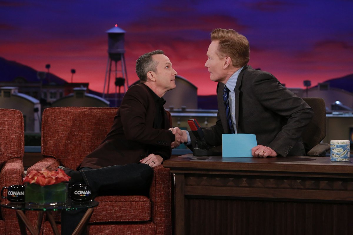 TeamCoco's tweet photo. Our friend @jimmypardo joins Mike and @jessiestwats on #INSIDECONAN. They discuss him warming up crowds at The Tonight Show and the last #CONAN show at Largo. Plus, they talk about his BTS series #PardoPatrol. Listen: https://t.co/QVwKS0kbSL https://t.co/9W1j0xL5mg