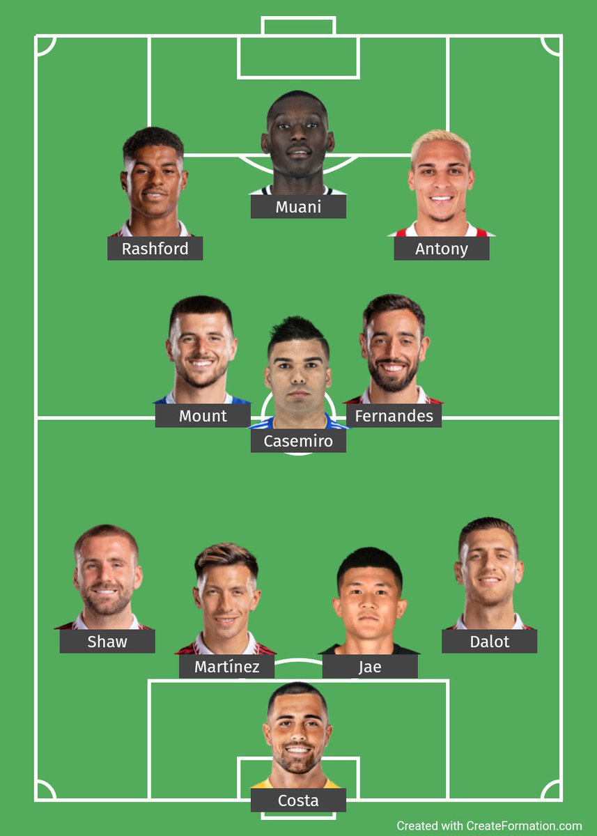 @TheFergusonWay Probs our starting XI next season.Get Marcus thuram on a free and Caicedo Or another 8 ,Bring back Amad, Mainoo and possibly #11 back in the mix. You got Lindelof,AWB,Malacia, Varane,Eriksen,Garnacho,Martial for squad depth. That's a top squad