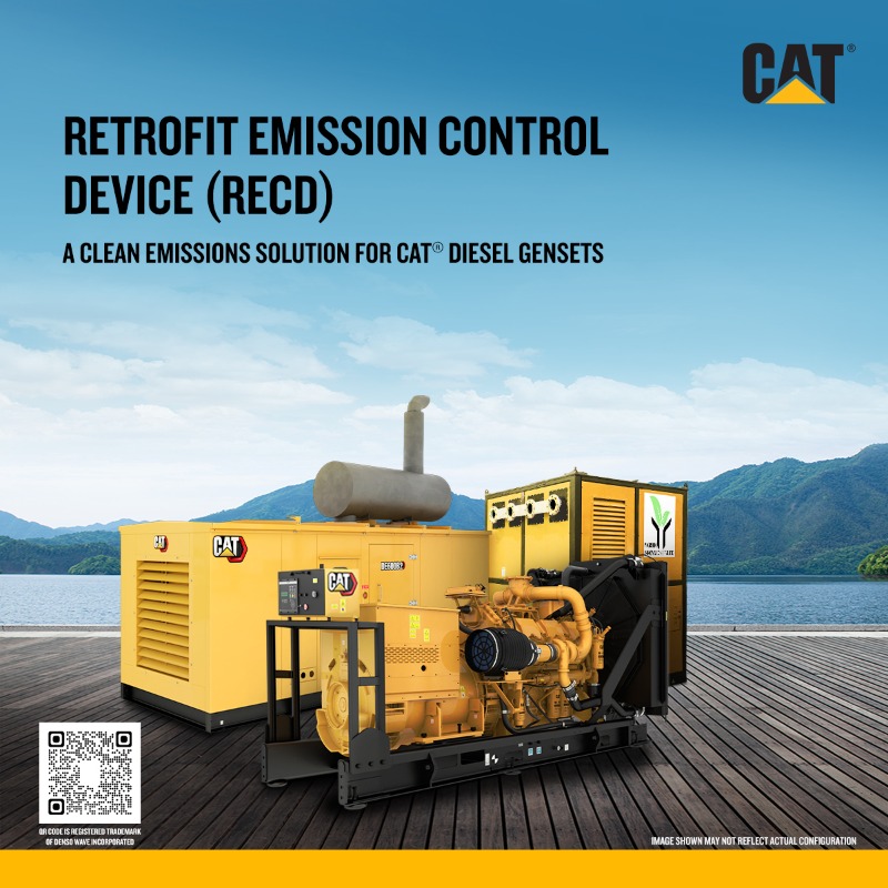 CaterpillarInc's tweet photo. Cat® power solutions provide India with the power it needs to grow with progressive technology gensets that adhere to emissions requirements and help reduce particular matter via RECD.