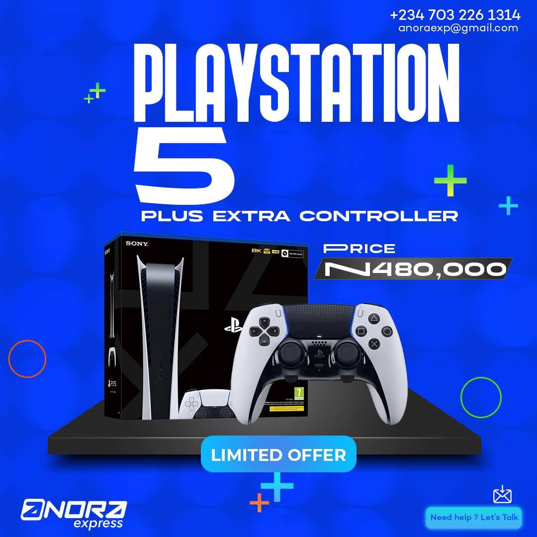 The right COMBO just for you!

Get an extra pad with your PlayStation 5 and explore more.

ORDER NOW!

DM for enquiry and order placement.
#Ps5 #Playstation #Gaming #combo #BestOffer