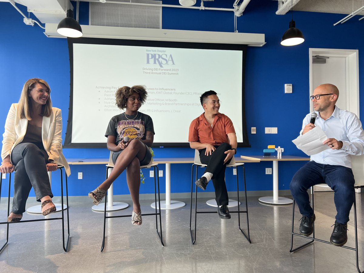 prsany's tweet photo. That’s a wrap on our third annual DEI Summit, Driving DEI Forward! Thanks to our speakers for sharing their expertise, our sponsors for showing their commitment to DEI, and to everyone in attendance for advancing our industry’s DEI work.

#DrivingDEIForward #PRSANY #DEI https://t.co/rfXOTpdg6g