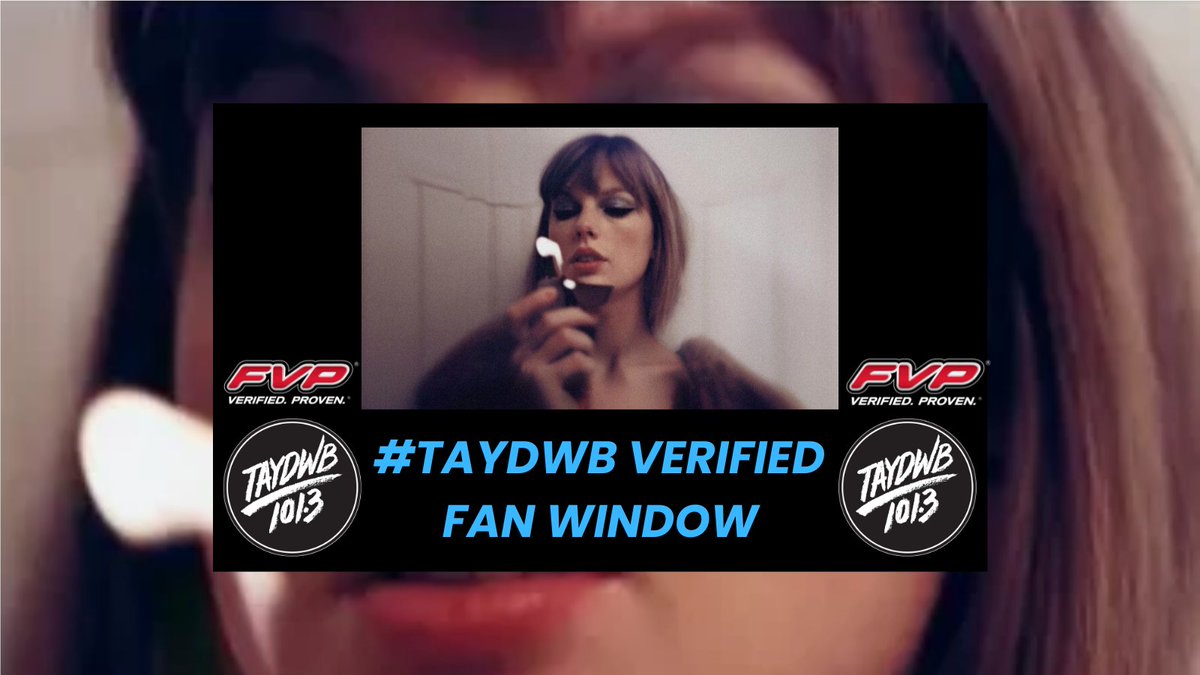 1013KDWB's tweet photo. Tomorrow, starting at 7:20am, we'll be announcing more winners from our Taylor Swift Verified Fan Window contest!

If you haven't signed up yet, head to https://t.co/g6eUwerqTB to register to become a Verified Fan!

Our #TAYDWB Verified Fan Window contest is charged by @FVPparts https://t.co/fM99Z26Uxo