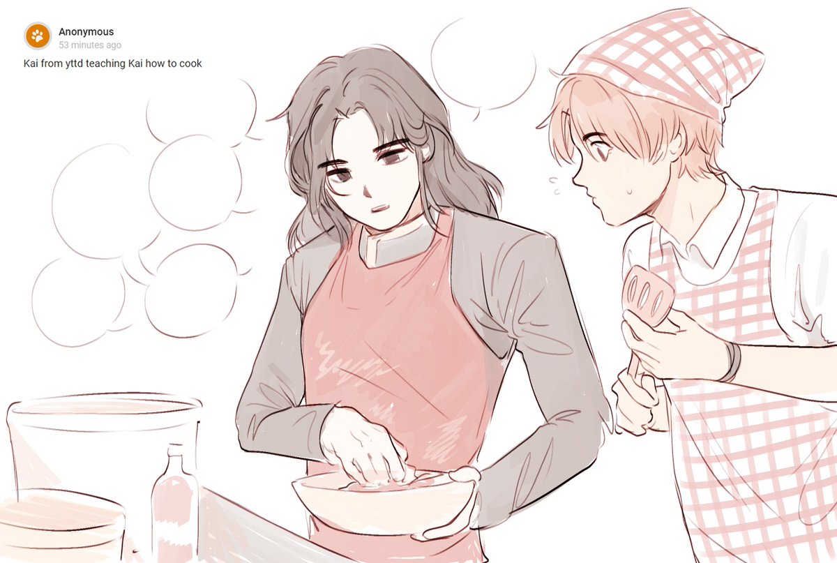 NGreentail's tweet photo. Cutie patooties in the kitchen https://t.co/r5rbD8uPlC