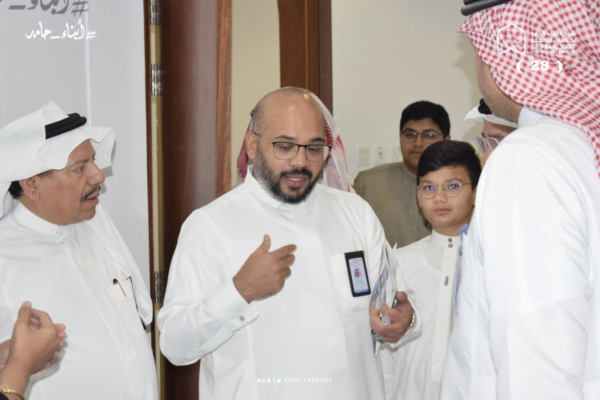 adeelfardous's tweet photo. سُعدت بزيارة رئيس لجنة المتابعة الأستاذ فهد سعد الزهراني ومساعده الأستاذ عبدالرحمن سالم ، لفريق #أبناء_حامد. #حج1444هـ https://t.co/PtZngu1gUI
