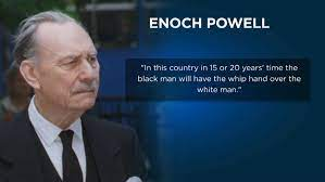 @DamienRieu Une pensée pour Enoch Powel et son discours 'rivers of blood' prononcé en 1968 et qualifié d'extrême droite...