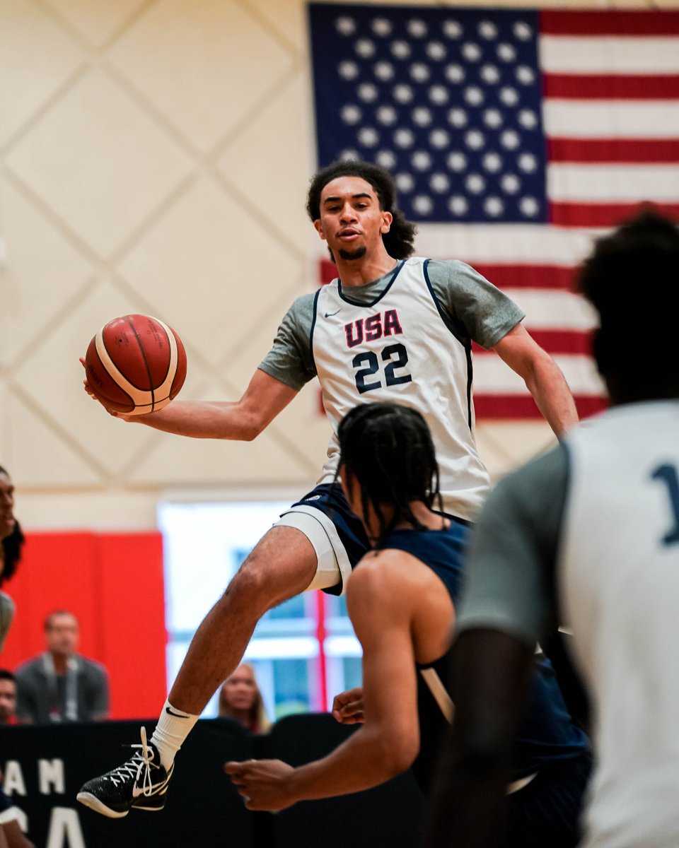 Tobe + Freddie are among the 14 finalists at #USABMU19 training camp

The final roster — which will compete at this summer's FIBA u19 World Cup — will be announced later this week