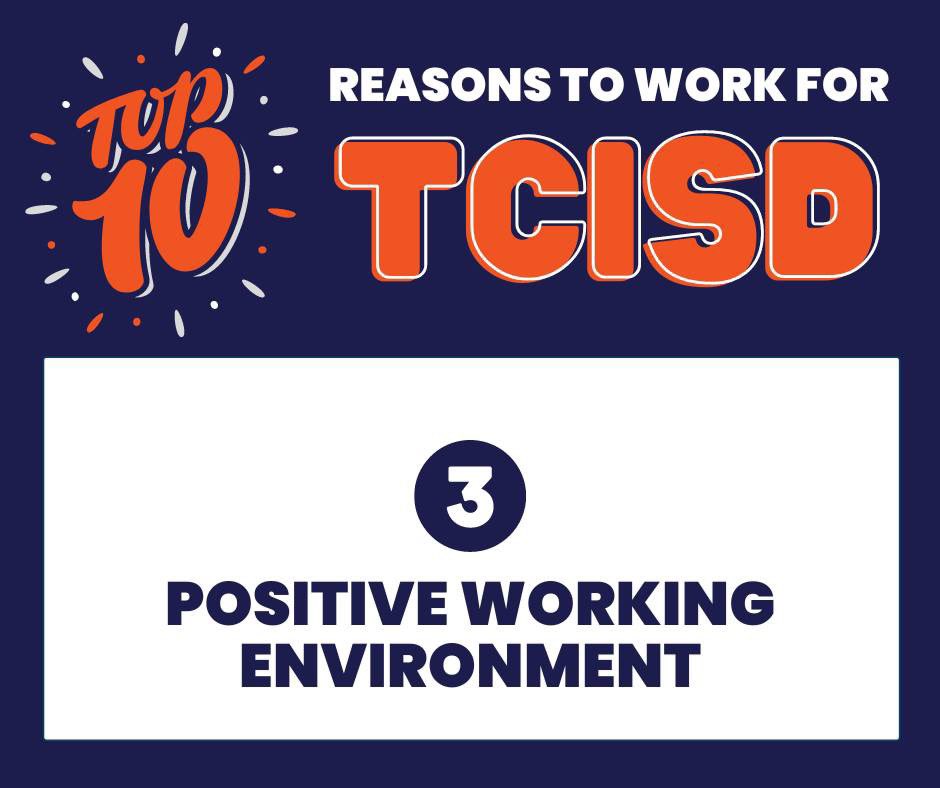 Texas City ISD (@texascityisd) on Twitter photo In case you are wondering, here is one example of why you should work in TCISD! π§‘π
#3 Positive Working Environment! Working for TCISD allows you to be a part of a team, always working together to create the best environment possible.
Apply today! tcisd.org/jobs In case you are wondering, here is one example of why you should work in TCISD! π§‘π
#3 Positive Working Environment! Working for TCISD allows you to be a part of a team, always working together to create the best environment possible.
Apply today! tcisd.org/jobs