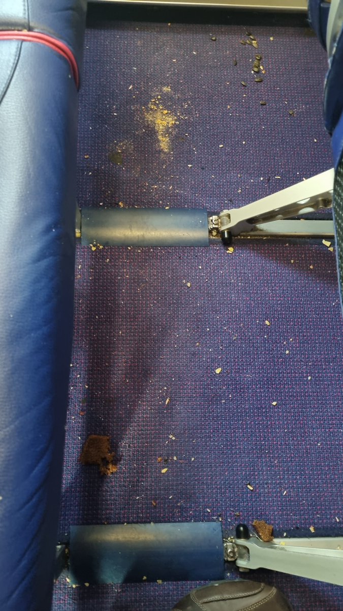 I suppose you really do get what you pay for <a href="/wizzair/">Wizz Air</a>. Ever heard of a vacuum cleaner? #grim 🤮 #disgusting 💩 #customerexperience #CustomerServiceFail #fivehourrule