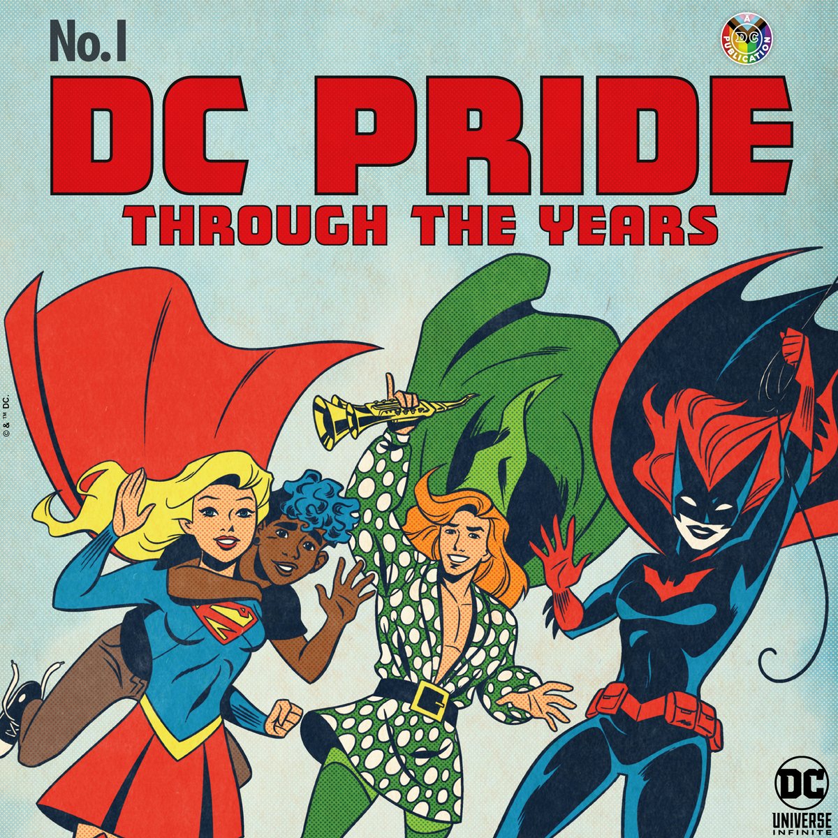 Celebrate 30 years of fan-favorite DC LGBTQIA+ characters in DC PRIDE: THROUGH THE YEARS #1. This collection includes three landmark issues of the past and teases new stories yet to come! Read now on DC UNIVERSE INFINITE. Sign up here: bit.ly/3p6jQz5