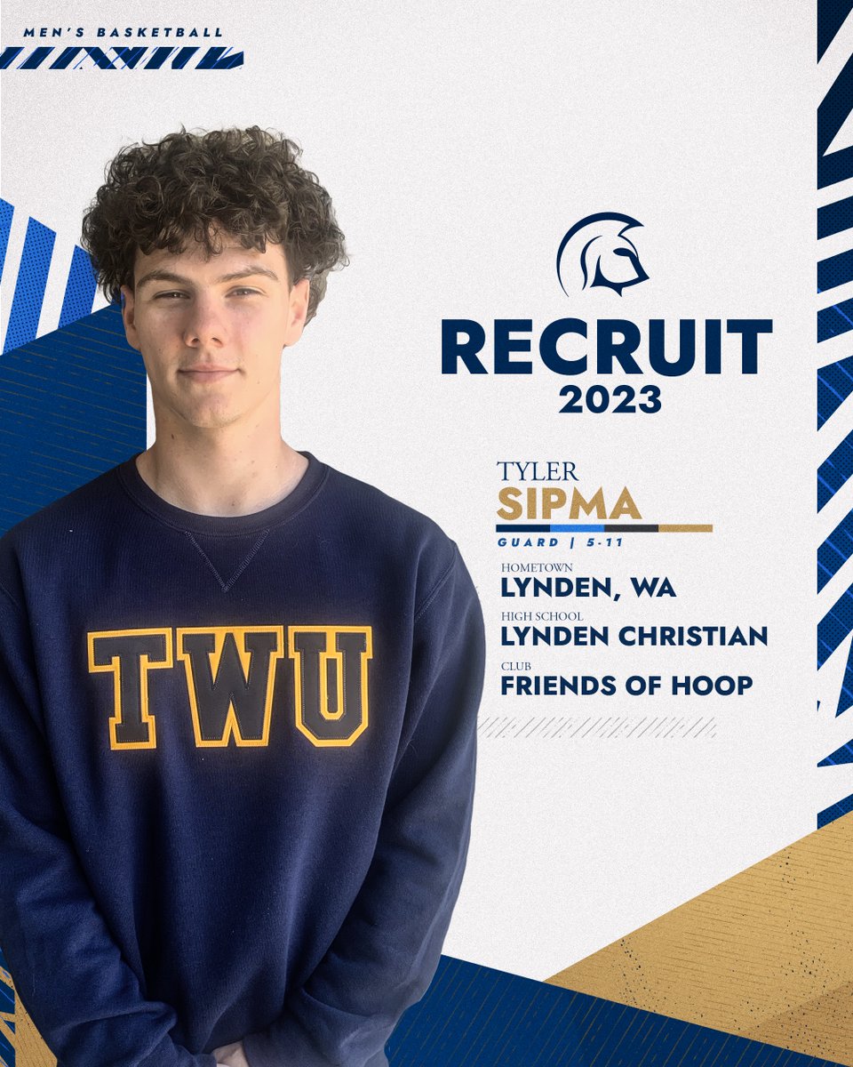 MBB | Tyler Sipma is joining our incoming class of 2023!      

Welcome to SPARTA, Tyler!      

🔗: bit.ly/MBBRecruits 

#TWUBasketball x #EmbraceThePace