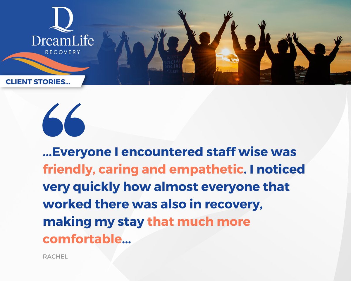 What our clients are saying… 

Get Your Dream Life 
dreamliferecovery.com 
877-969-3157
#WeDoRecover