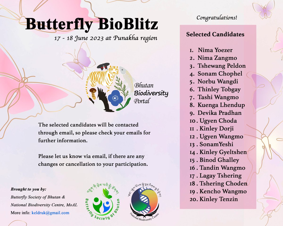 Bhutan Biodiversity Portal tweet media