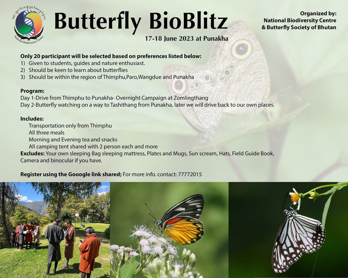 Bhutan Biodiversity Portal tweet media