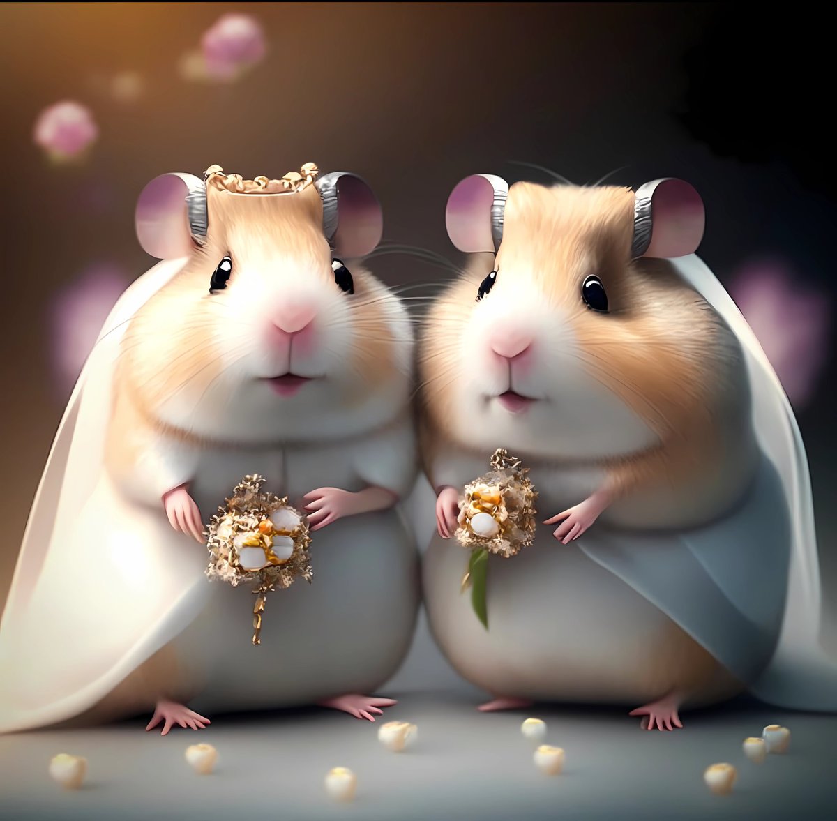 helcapz's tweet photo. Heyyy pretty people !!!🤍#NFTCommunity 
.
🧚🏽‍♀️The wedding myths🦩in now dropped in @objktcom !!!! 🦋
.
🌹Do check out these cuteee lovely couples🐣
.
They are available in 20 Editions✨
.
0.5 $XTZ
.
Link in comments 🫶🕊️ https://t.co/1wu4JaIIhR