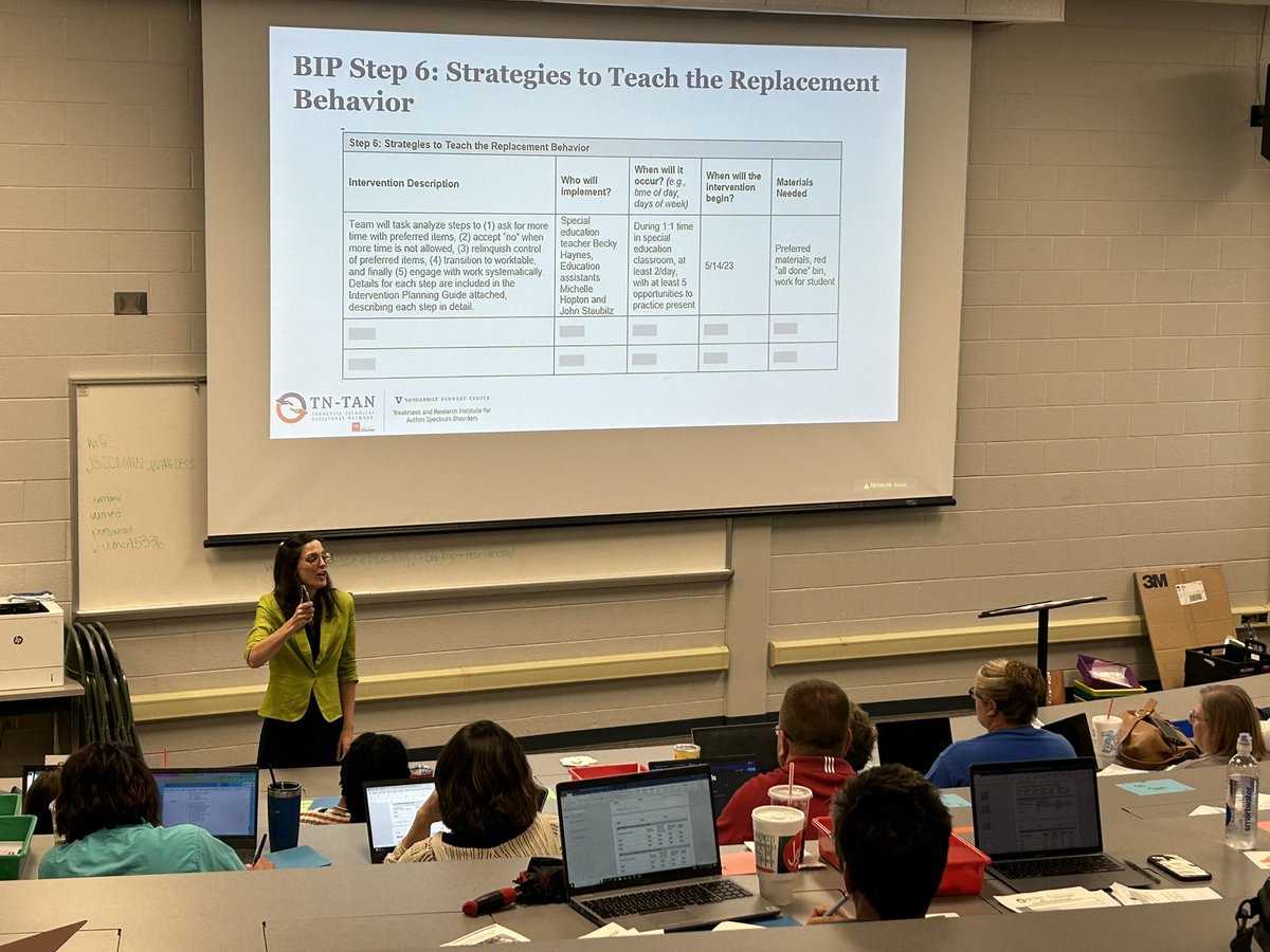 AprilEbbinger's tweet photo. Such a committed group of West TN participants to learn all about FBAs/BIPs! @VKCTRIAD @TNedu @jennyray66 https://t.co/60r8KkjRgh