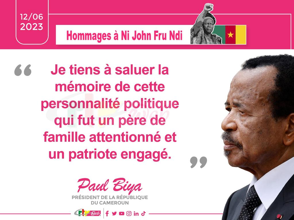 CRTV_web's tweet photo. #RIPChairman
La série d’hommages.
@PR_Paul_BIYA https://t.co/MIvrIsoitt