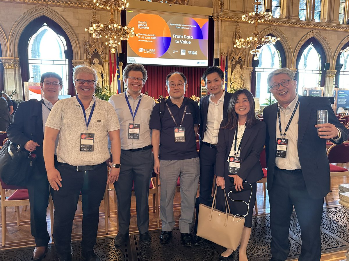 ihubbase's tweet photo. FIWARE Global Summit 2023が終了しました。
このイベントを開催し、いつも我々の活動をサポートしていただいているFIWARE Foundationマーケティングチームの皆様に感謝申し上げます。
#FIWARESummit #FIWAREiHubs #ThinkGlobalActLocal @FIWARE https://t.co/dBRwVMZnUU