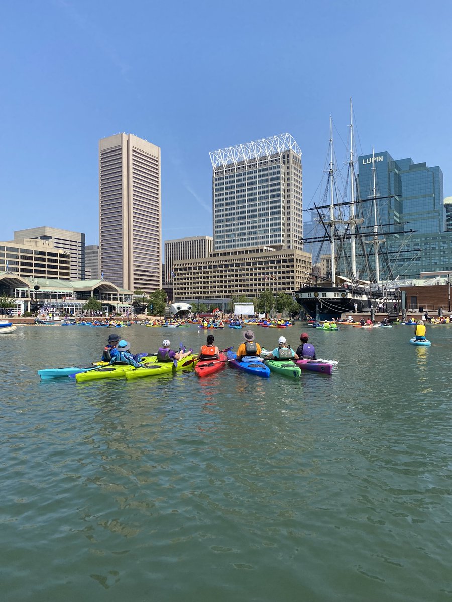 Biohabitats's tweet photo. We had a face-melting good time providing safety support and rocking out at the 6th annual Baltimore Floatilla with @WaterfrontPB! This event has raised thousands of dollars each year towards @HealthyHarbor Initiative's efforts to restore the Inner Harbor https://t.co/hXu0QgCw0A. https://t.co/vou3QA4EIh