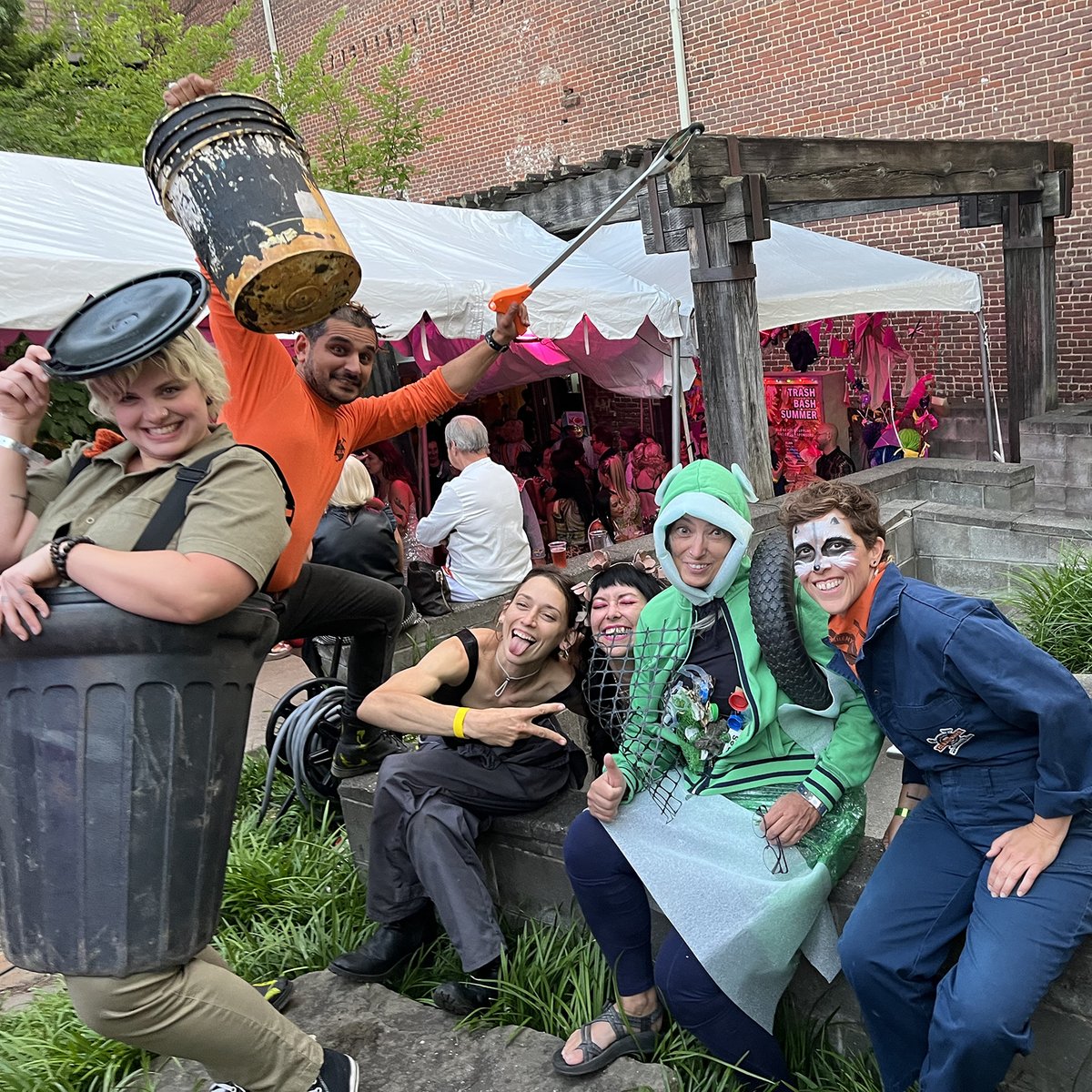 Our CleanWays crew has extensive experience partying in trash, lol. Thanks for inviting us to last week's Trash Bash @mattressfactory!
