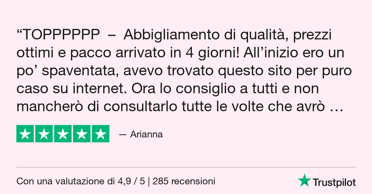 TRYME_shop's tweet photo. Leggi questa recensione a 5 stelle su Trustpilot! https://t.co/n6MhG1vCG1 https://t.co/ohmrBp8G3p