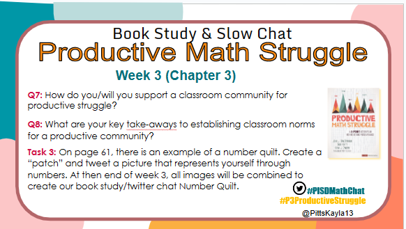 📢Week 3 #PISDMathChat #P3ProductiveStruggle
@JKrollie @CynthiaRuiz30 @reyna_resendez1
@laurenTlaurent @KristinW0701 @Anissa_Suzette @KortnieRieck @Argenttex @jaimie_meza @AnnaAranda71 @tstem03 @Cgarcia5Garcia @dtoberlies @Tiffany_Lee_7 @Msovallev @tanyaorozco4 @TheMarahGarza