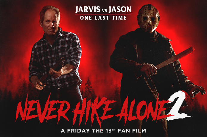 The greatest rivalry in #horror returns as Tommy Jarvis battles Jason Voorhees one last time in #NeverHikeAlone2. 

Back the campaign here: igg.me/at/nha2/x/1800…

#fridaythe13th #jasonvoorhees #neverhikealone #ghostjason #tommyjarvis #horrorfilm #horrormovie #slasher #fanfilm