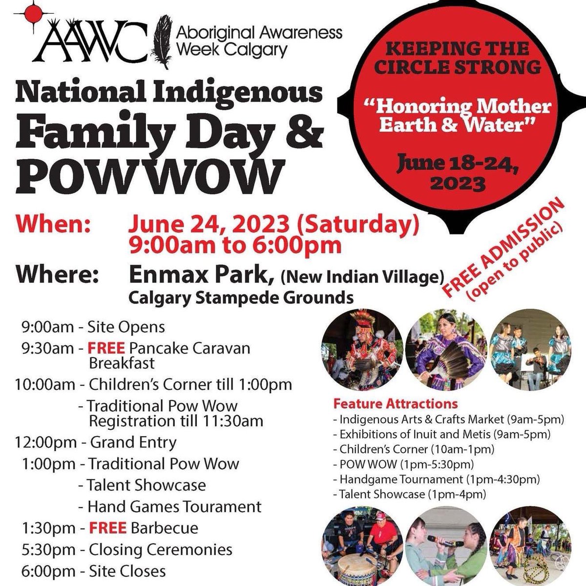 Help us share! Invite your friends, neighbours, family, colleagues, mailman… you get the picture! It’s an event for everyone! #nationalindigenouspeoplesday #aboriginalawarenessweekcalgary