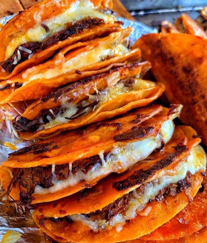 Steak and Cheese 🧀 Tacos homecookingvsfastfood.com #fastfood #cheese #homecooking #food #recipes #foodie #foodlover #cooking #tacos #homecookingvsfastfood