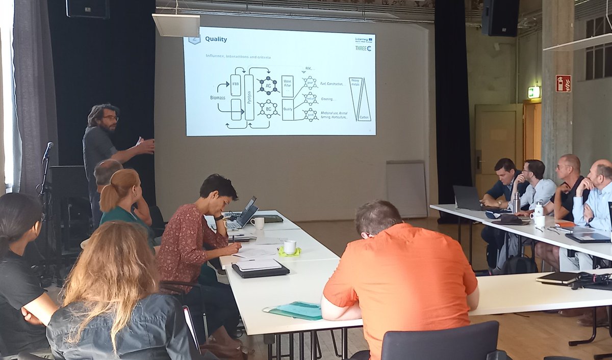 AILEAgence's tweet photo. excursion @INTERREG_NWE  #ThreeC : étape 3 : retour en salle pour que chaque partenaire présente les projets accompagnés et les résultats des Labs. https://t.co/Vg3Y262HuY