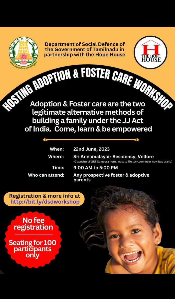 indiahopehouse's tweet photo. Please spread the word around... https://t.co/Rk6zIsFgaH