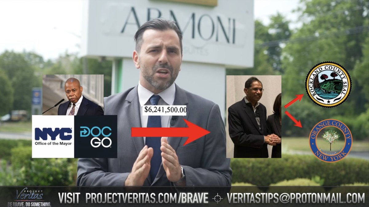 New undercover footage and documents into Mayor Adams’s migrant hotel scheme, up now at @Project_Veritas