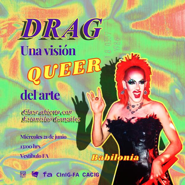 faunam_mx's tweet photo. #FAcomparte En el marco del mes del orgullo, la CiNiG-FA invita a:
🌈 Drag, una visión queer del arte. Clase abierta de drag con Babilonia. 🌈
📅 Miércoles 21 de junio
🕑 13:00 hrs
📍 Vestíbulo FA
#IgualdadDeGéneroUNAM #UNAM #igualdaddegénero https://t.co/7y595Xa78g