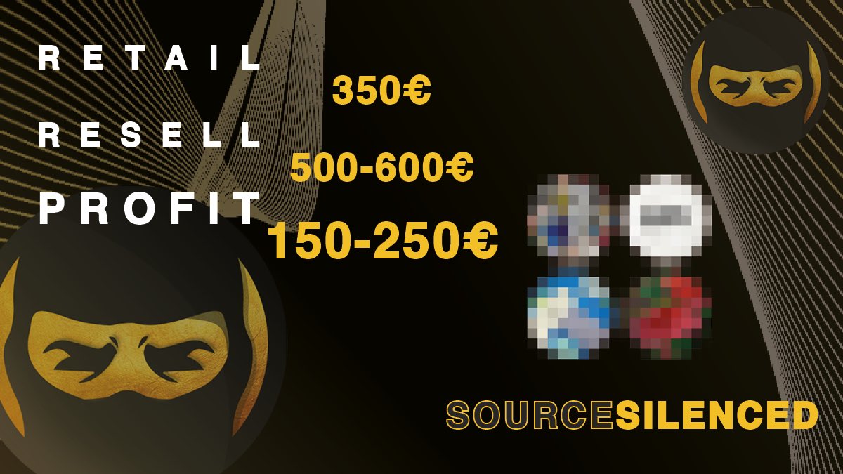 SourceSilenced's tweet image. We’re hitting one lowkey drop after another. 
This time our userbase had profited from our ad to cart links, some user even hit multiple and increased their profit with ease. 
Easy 200€ profit each! 🌬️