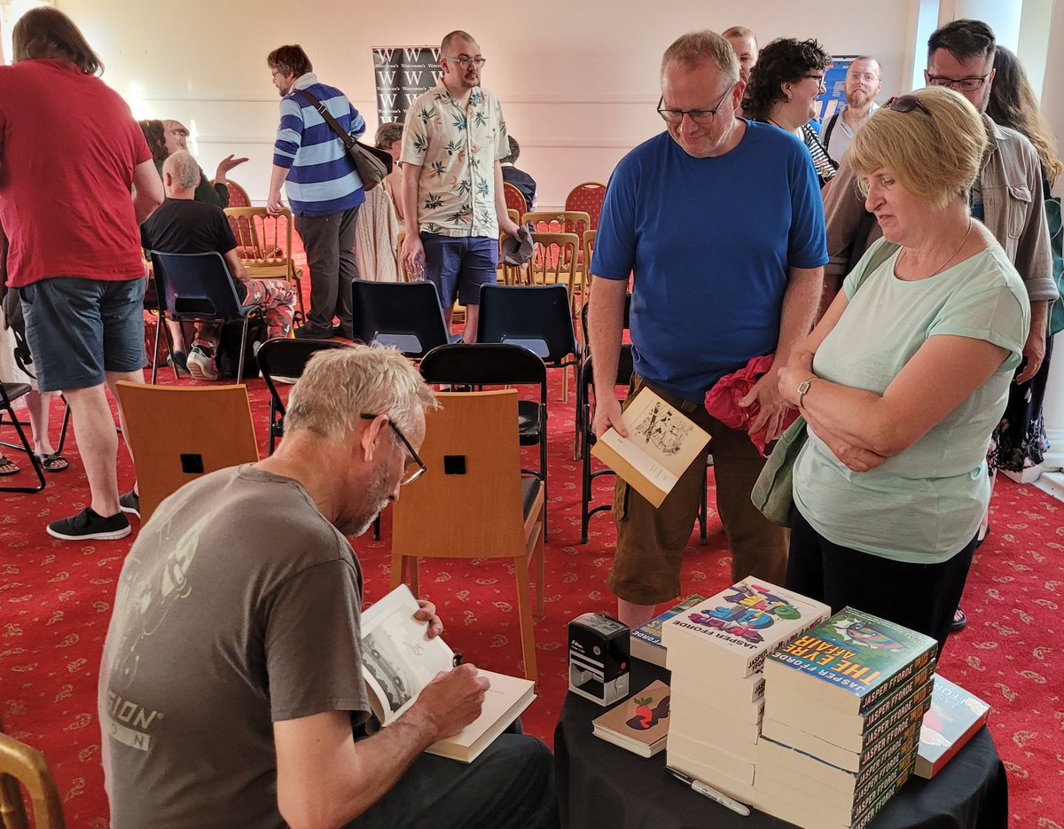 Waterstones Swansea on Twitter "Thank you so much to jasperfforde
