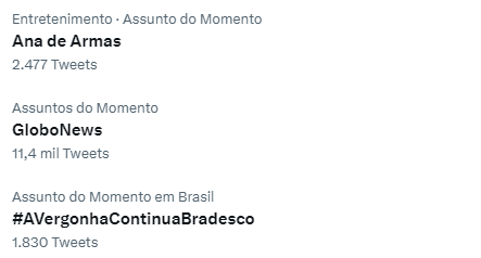 RogerDroid's tweet image. Ana de Armas entra ao vivo no GloboNews para informar que #AVergonhaContinuaBradesco