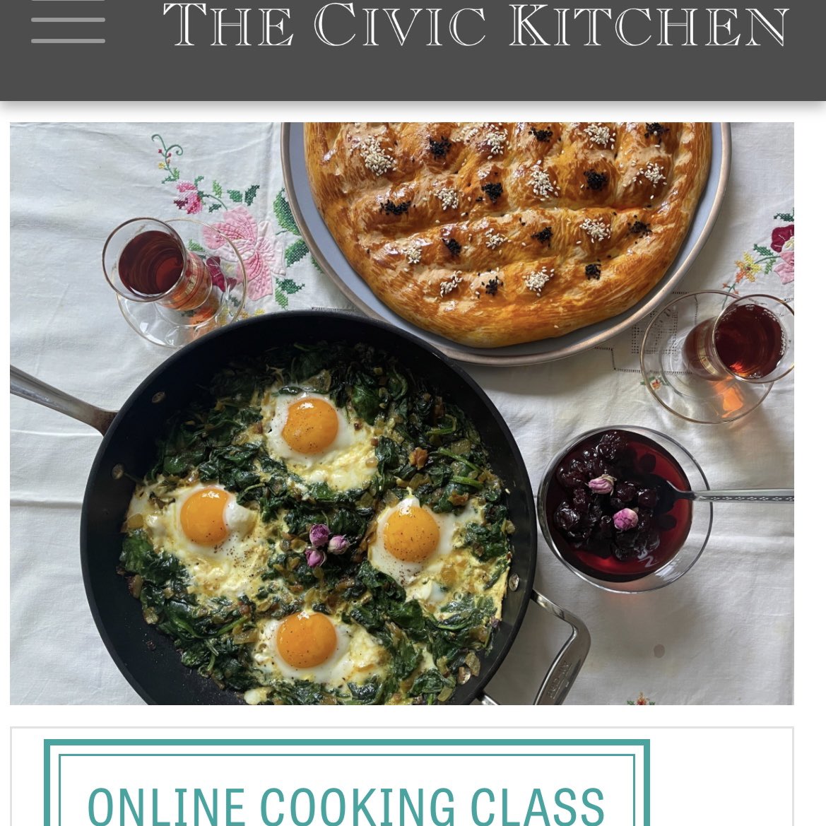 Hope you can join me this Saturday June 17, 2023 for a virtual Iranian-style brunch cooking class <a href="/CivicKitchenSF/">Civic Kitchen SF</a> . Only a couple of spots left. Info and sign up: civickitchensf.com/classes/?id=934