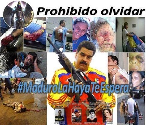 LilaJosefina74's tweet photo. #2014 VAMOS TODOS LOS VENEZOLANOS A DENUNCIAR EL VERDUGO CRIMINAL MADURO  ASESINO 
#KarimKhanQC JUSTICIA YA #VenezuelaEnDesobediencia #VamosPorTíCriminalNicolas #VioladorDDHH https://t.co/qTDyu7ruWb