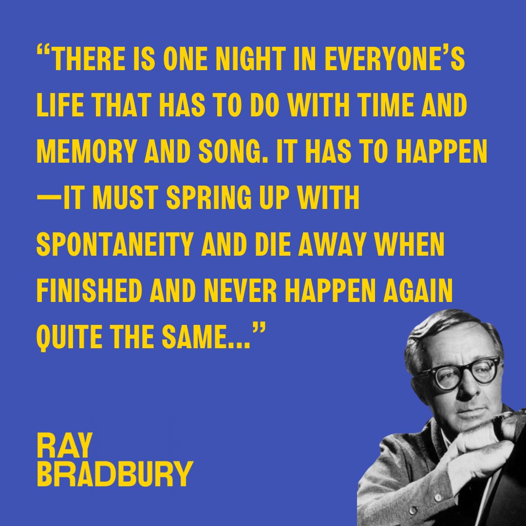 Can you name this Bradbury short story from the opening line? #RayBradbury #ShortStory #NameThatStory #OpeningLine #Trivia