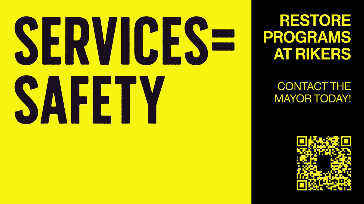 Osborne Association (@osborneny) on Twitter photo A proposed $17 million cut in the City budget would eliminate critical services delivered by trusted nonprofit providers to people who are incarcerated at Rikers Island and jails citywide.
Let's remind <a href="/NYCMayor/">Mayor Eric Adams</a> that SERVICES = SAFETY! osborneny.org/doc-restore-pr… A proposed $17 million cut in the City budget would eliminate critical services delivered by trusted nonprofit providers to people who are incarcerated at Rikers Island and jails citywide.
Let's remind <a href="/NYCMayor/">Mayor Eric Adams</a> that SERVICES = SAFETY! osborneny.org/doc-restore-pr…