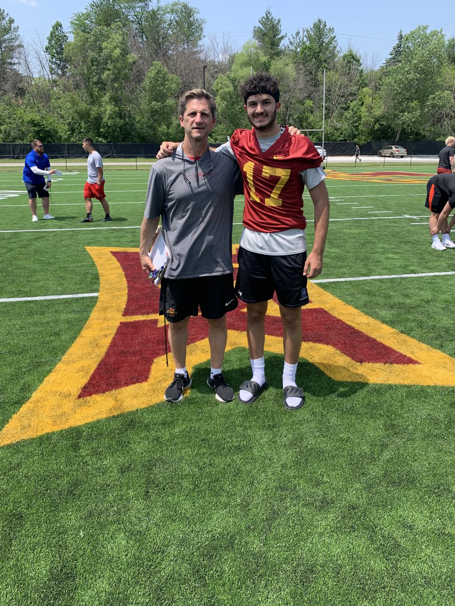 apalotto95's tweet photo. Very blessed to place in the Top 4 of the Iowa State Football Camp Finals! Awesome day overall, and a special thank you to @CoachRobGrande and @Coach_Langs for hosting! @coachsamwatts @GarretsonRick @TheBottrills https://t.co/0PVWlHAISP