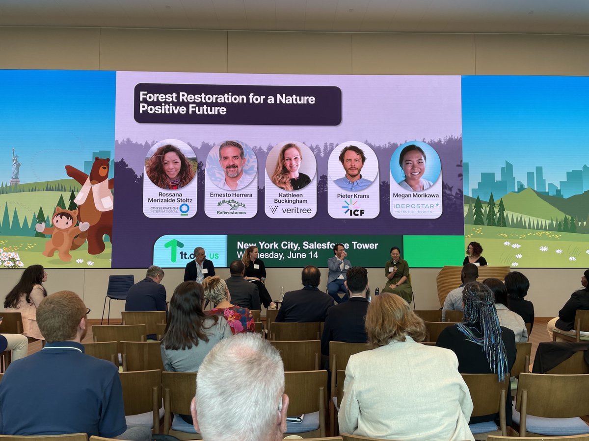 1t.org US Chapter (@1t_org_us) on Twitter photo 👏 Companies must take action for nature — supporting forest ecosystems is one of the best ways to do that. 👏 #US1tSummit
Thank you to our final panelists of the day, including
<a href="/ConservationOrg/">Conservation Intl</a> <a href="/tatohg/">Ernesto Herrera</a> <a href="/ReforestamosMx/">Reforestamos México</a> <a href="/mkmorikawa/">Megan Morikawa</a> <a href="/IBEROSTAR/">Iberostar</a> and <a href="/veritree_/">veritree</a> 👏 Companies must take action for nature — supporting forest ecosystems is one of the best ways to do that. 👏 #US1tSummit
Thank you to our final panelists of the day, including
<a href="/ConservationOrg/">Conservation Intl</a> <a href="/tatohg/">Ernesto Herrera</a> <a href="/ReforestamosMx/">Reforestamos México</a> <a href="/mkmorikawa/">Megan Morikawa</a> <a href="/IBEROSTAR/">Iberostar</a> and <a href="/veritree_/">veritree</a>