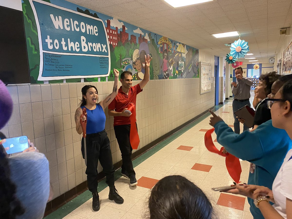Council Member Amanda Farías (@cmamandafarias) on Twitter photo My office was happy to join PS 536 for the unveiling of a mural that was designed and painted by their amazing 5th graders in partnership with <a href="/NYCthrive/">Thrive Collective</a>. 🎨👩🎨
These murals were created in celebration of the joy and diversity that is represented here in #CD18 and #Parkchester! My office was happy to join PS 536 for the unveiling of a mural that was designed and painted by their amazing 5th graders in partnership with <a href="/NYCthrive/">Thrive Collective</a>. 🎨👩🎨
These murals were created in celebration of the joy and diversity that is represented here in #CD18 and #Parkchester!