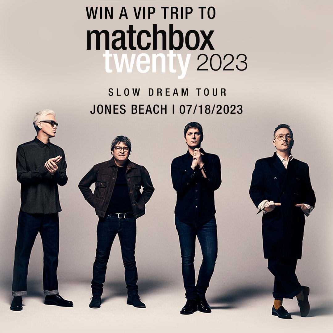 Matchbox Twenty on Twitter "Want to experience the ultimate VIP treatment at our Jones_Beach